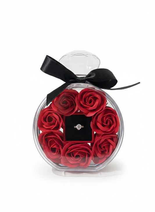 Cadou inel de trandafiri + Bijuterie