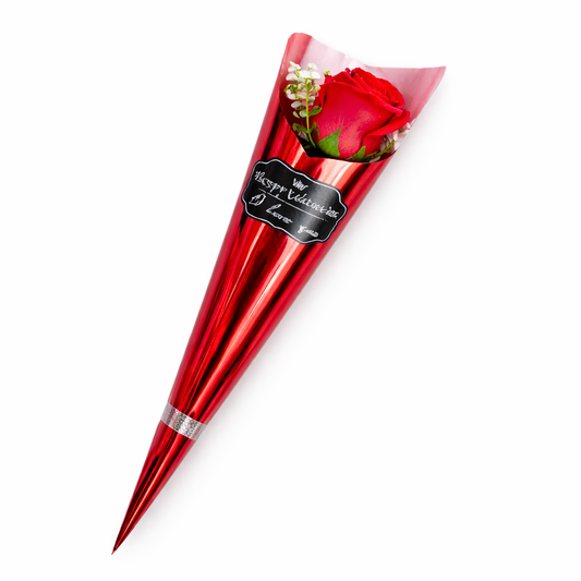 Trandafir parfumat în con