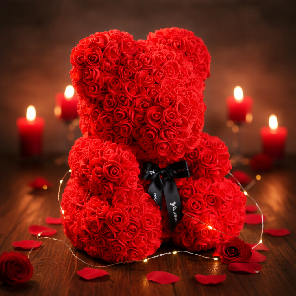 Ursuleț din trandafiri