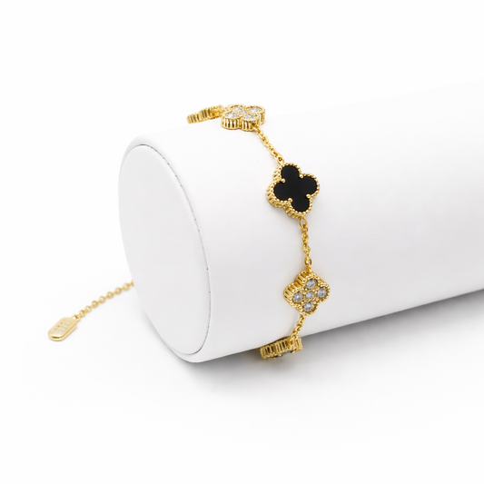 Bratara Luxury Black&Gold