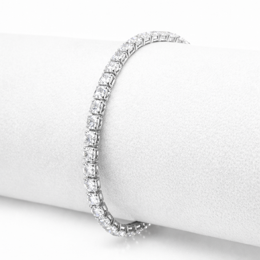 Brățară Tennis cu pietre prețioase White