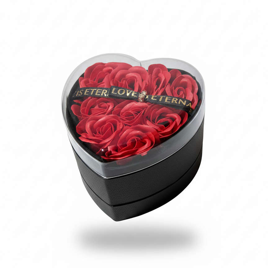 Cadou inima + bijuterie